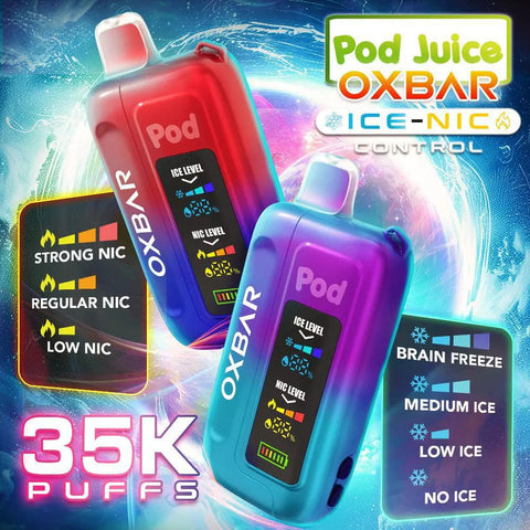Pod Juice x OXBAR 35K Disposable  Pod Juice x OXBAR 35K Disposable
