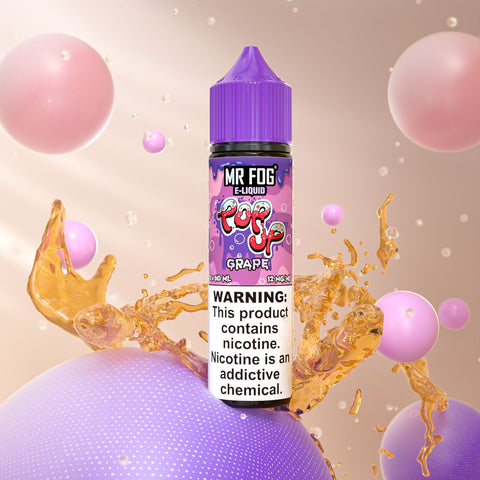 MR FOG E-LIQUID POP UP 60ML - Grape  MR FOG E-LIQUID POP UP 60ML - Grape
