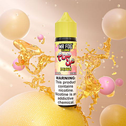 MR FOG E-LIQUID POP UP 60ML - Lemon  MR FOG E-LIQUID POP UP 60ML - Lemon