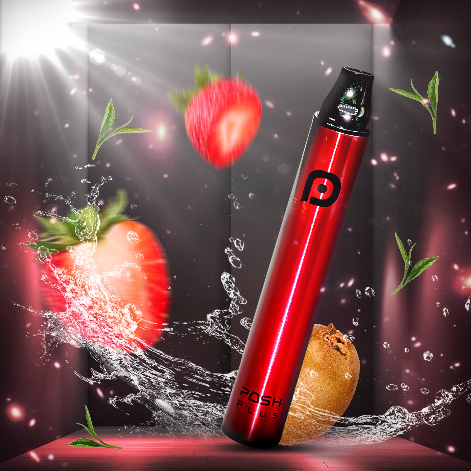 Posh Plus XL 0% - Kiwi Strawberry 
 Posh Plus XL 0% - Kiwi Strawberry
