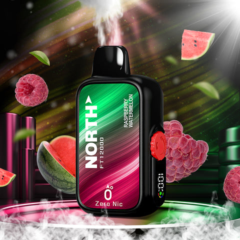 North FT12000 Disposable - Raspberry Watermelon  North FT12000 Disposable - Raspberry Watermelon