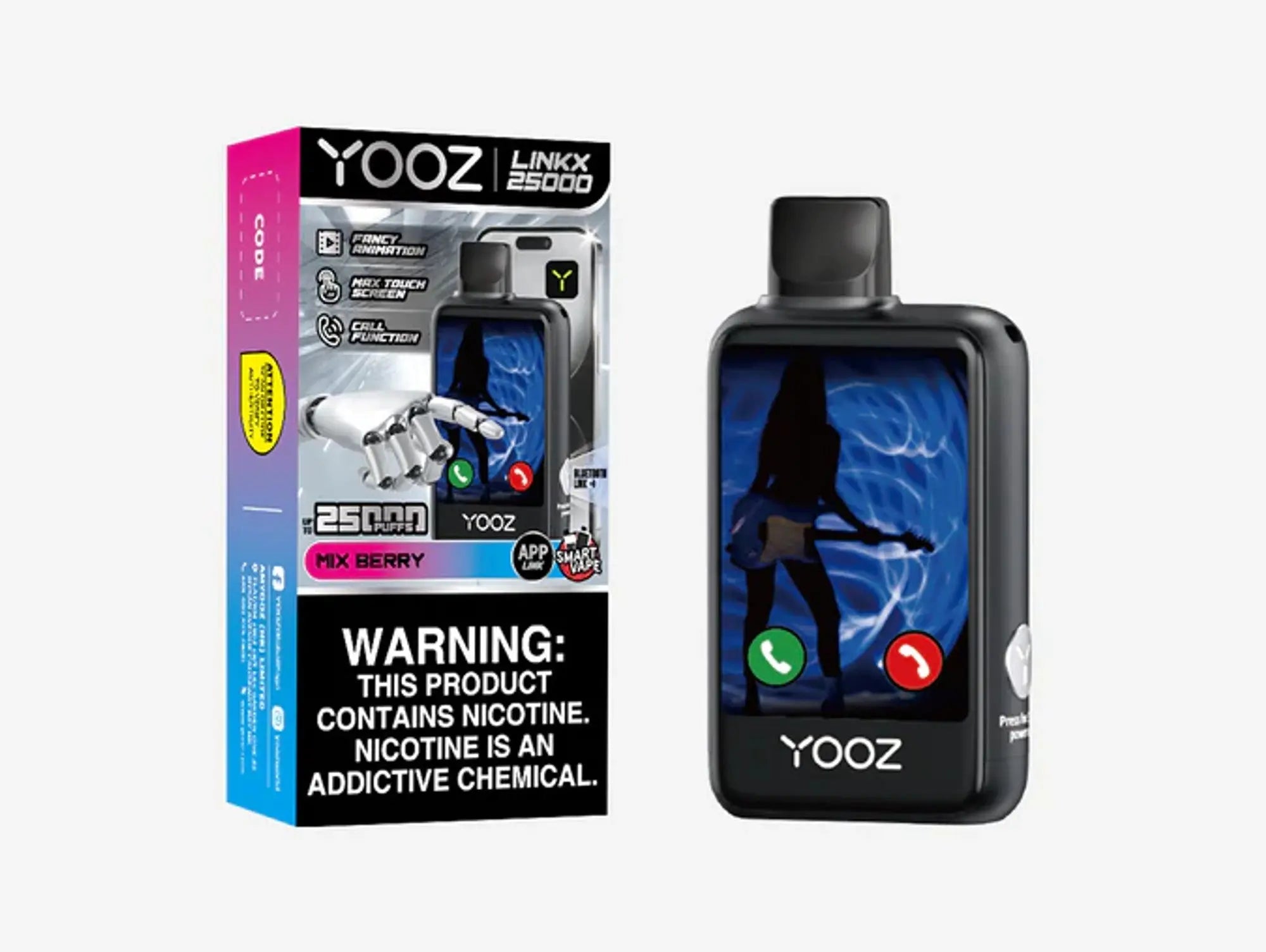YOOZ LINKX 25K Disposable 5% - Mix Berry  YOOZ LINKX 25K Disposable 5% - Mix Berry