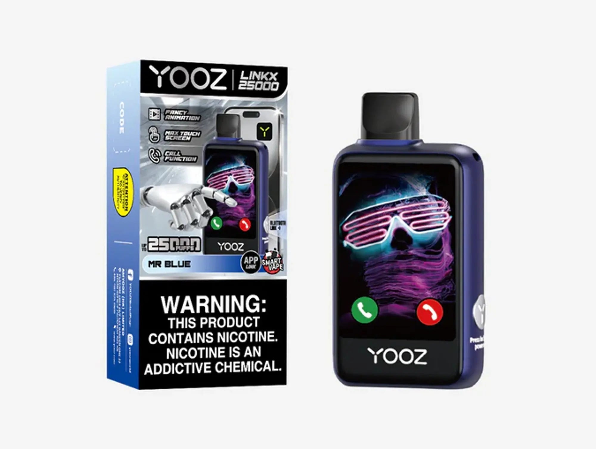 YOOZ LINKX 25K Disposable 5% - Mr Blue  YOOZ LINKX 25K Disposable 5% - Mr Blue