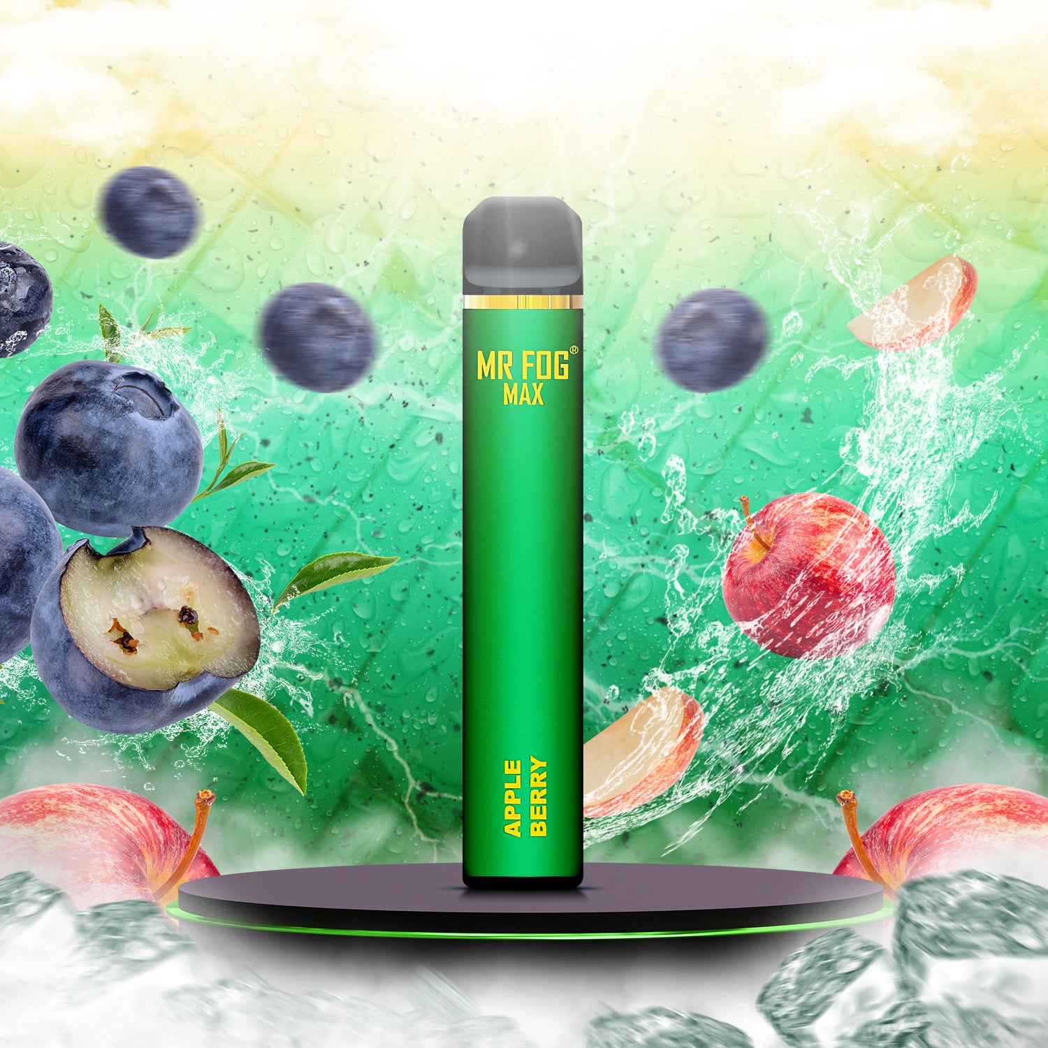 Mr Fog Max Disposable Vape - Apple Berry  Mr Fog Max Disposable Vape - Apple Berry