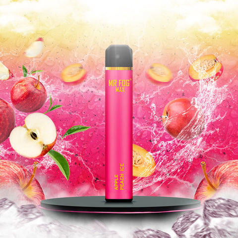 Mr Fog Max Disposable Vape - Apple Peach Ice  Mr Fog Max Disposable Vape - Apple Peach Ice