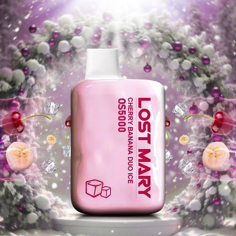 Lost Mary OS5000 - Cherry Banana Duo Ice  Lost Mary OS5000 - Cherry Banana Duo Ice