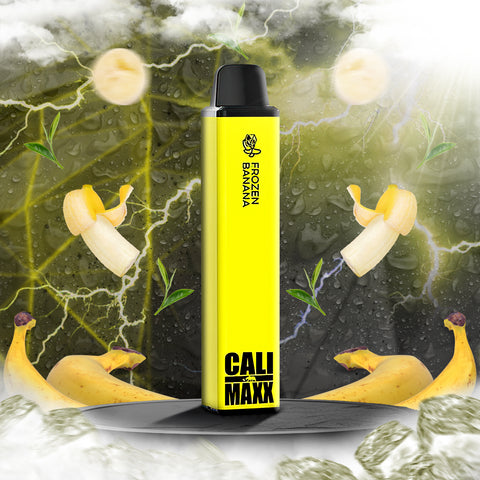 Cali MAXX Disposable Vape - Frozen Banana  Cali MAXX Disposable Vape - Frozen Banana