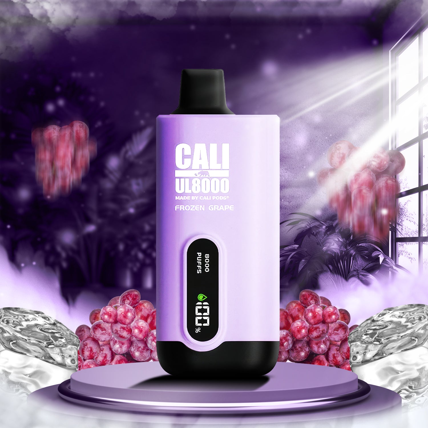 Cali UL8000 3% - Frozen Grape  Cali UL8000 3% - Frozen Grape