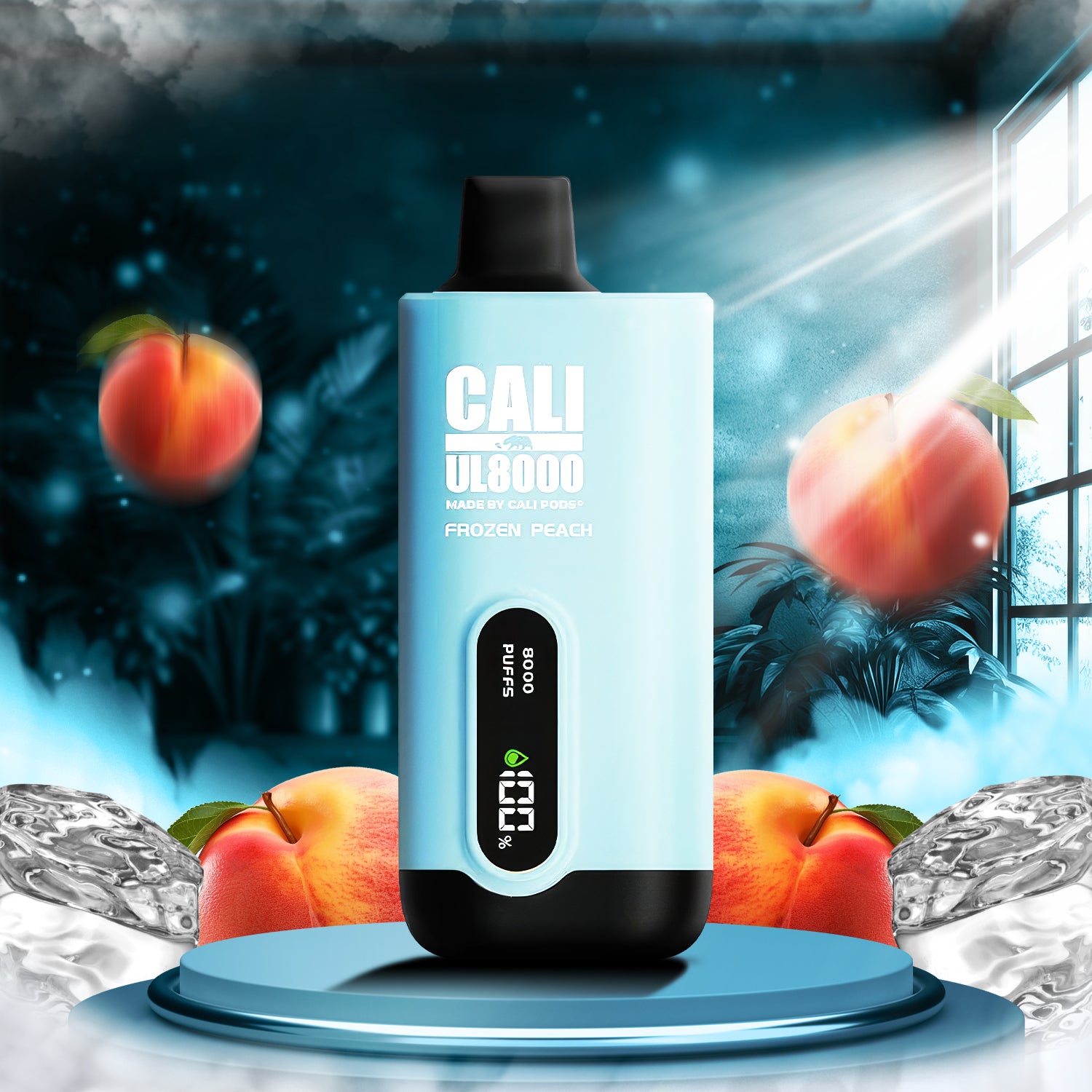 Cali UL8000 3% - Frozen Peach  Cali UL8000 3% - Frozen Peach