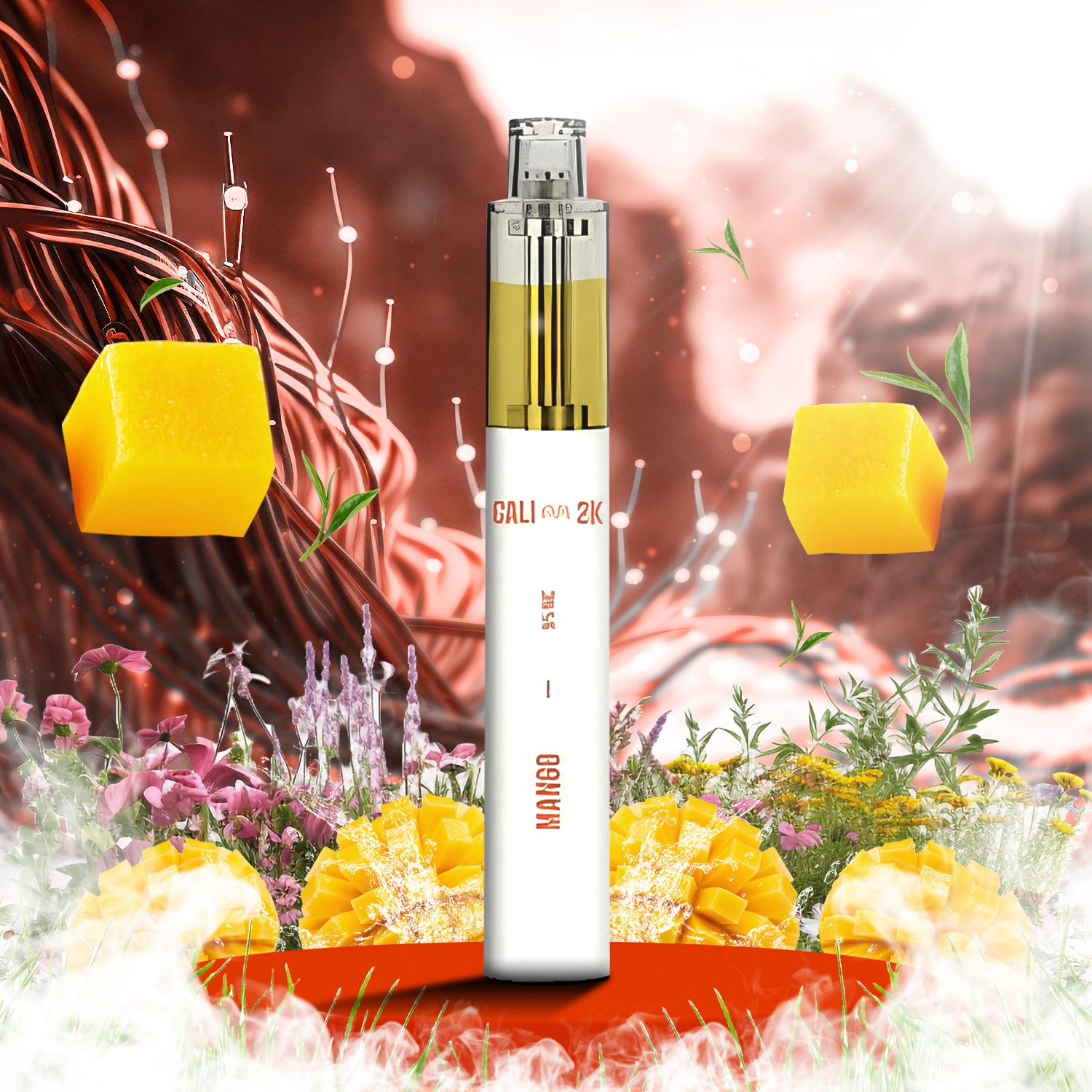 Cali Bar 2K Disposable Vape - Mango  Cali Bar 2K Disposable Vape - Mango
