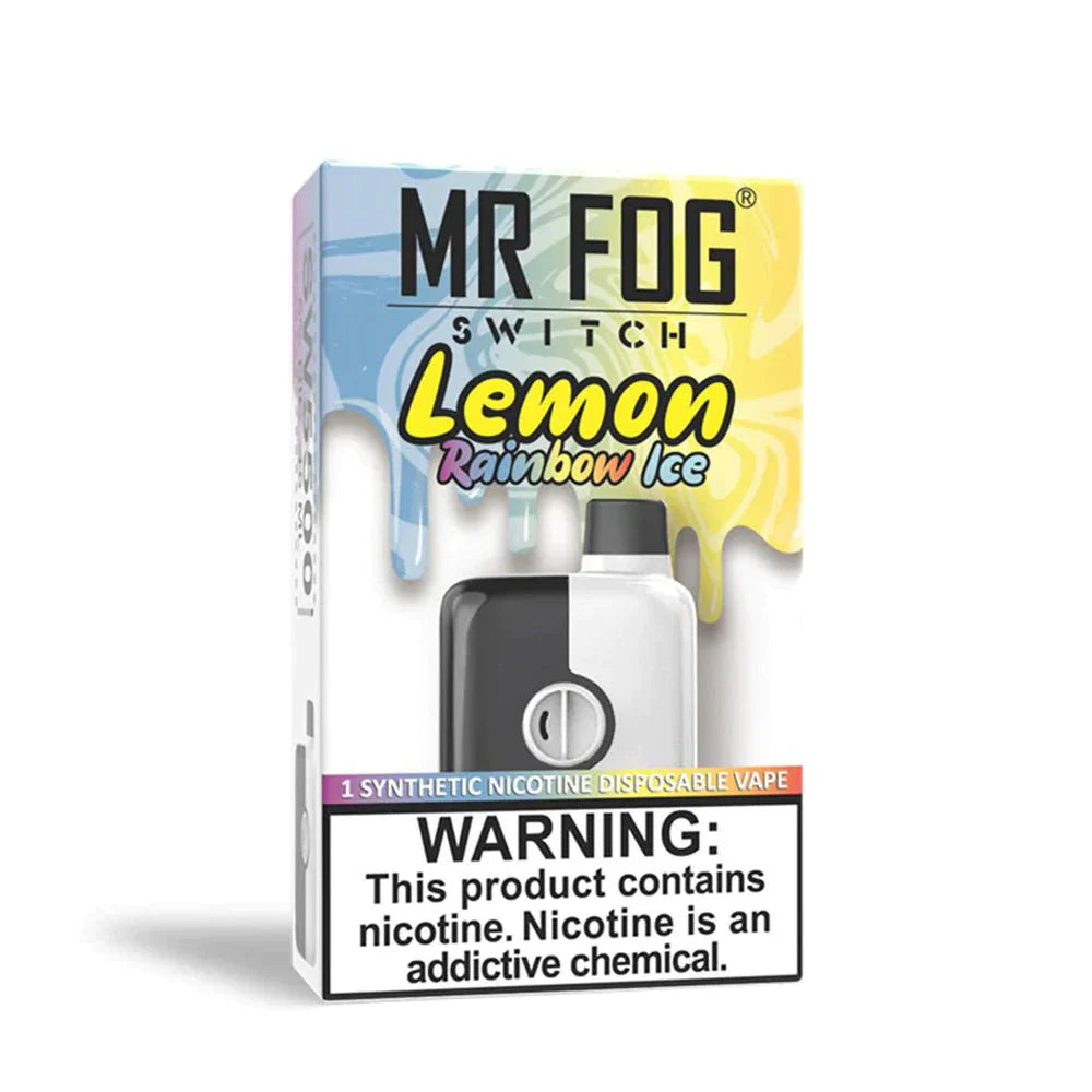 Mr Fog Switch 5500 - Lemon Rainbow Ice  Mr Fog Switch 5500 - Lemon Rainbow Ice