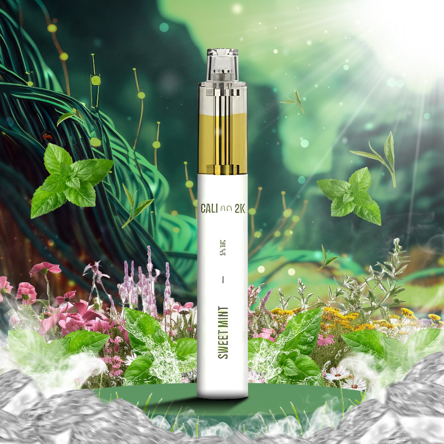 Cali Bar 2K Disposable Vape - Sweet Mint  Cali Bar 2K Disposable Vape - Sweet Mint
