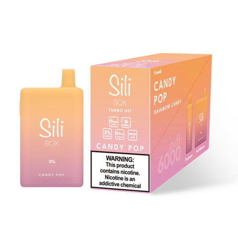 Sili Box Disposable Turbo Hit 6000 Puffs - Candy Pop - Sili Sili Box Disposable Turbo Hit 6000 Puffs - Candy Pop - Sili