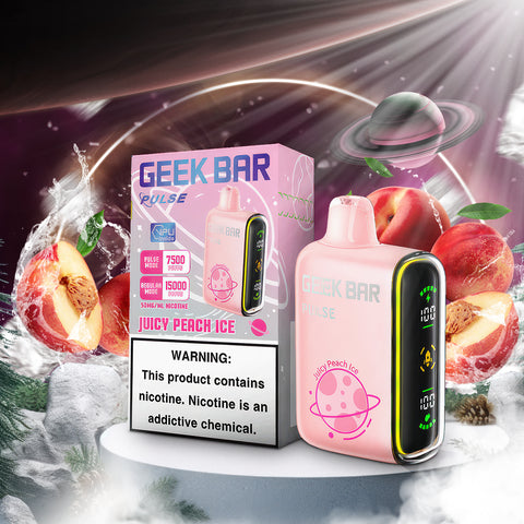 Geek Bar Pulse Disposable - Juicy Peach Ice 