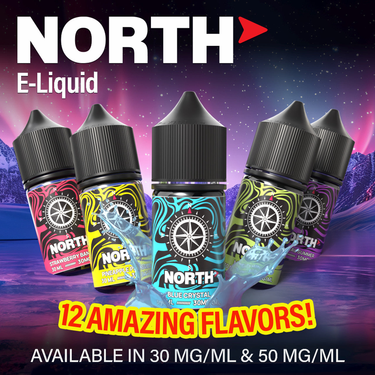 North Nicotine Salt E-Liquid 30ML