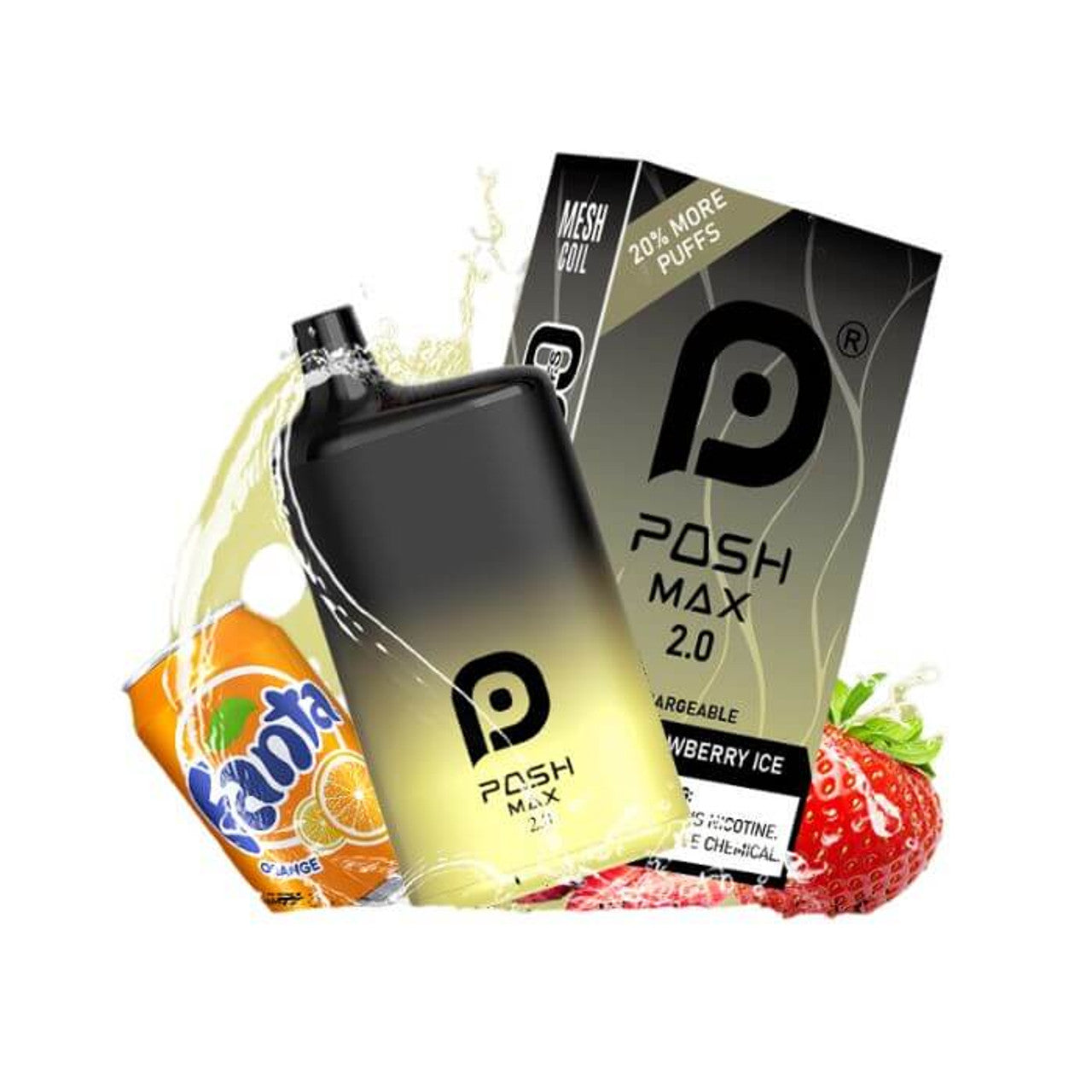 Posh Max 0% Zero Nicotine Disposable Vape