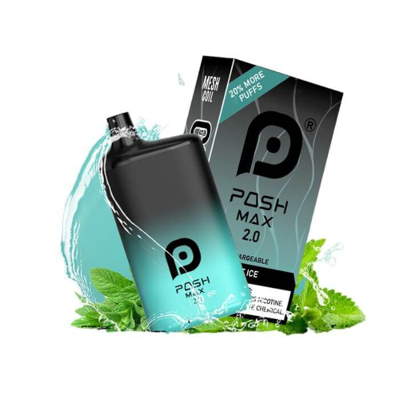 Posh Max 0% Zero Nicotine Disposable Vape
