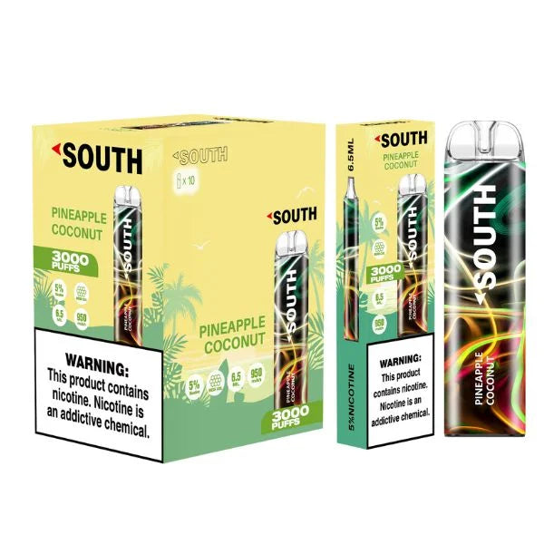 SOUTH 3000 Puffs by North | Sili Box - First Turbo Disposable Vape