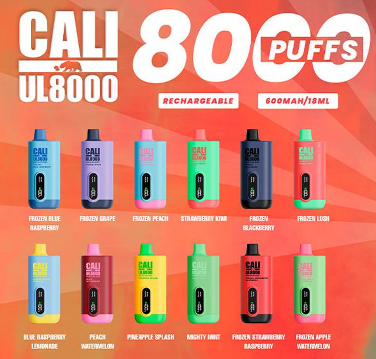 Cali UL8000 Disposable Vape Cali UL8000 Disposable Vape